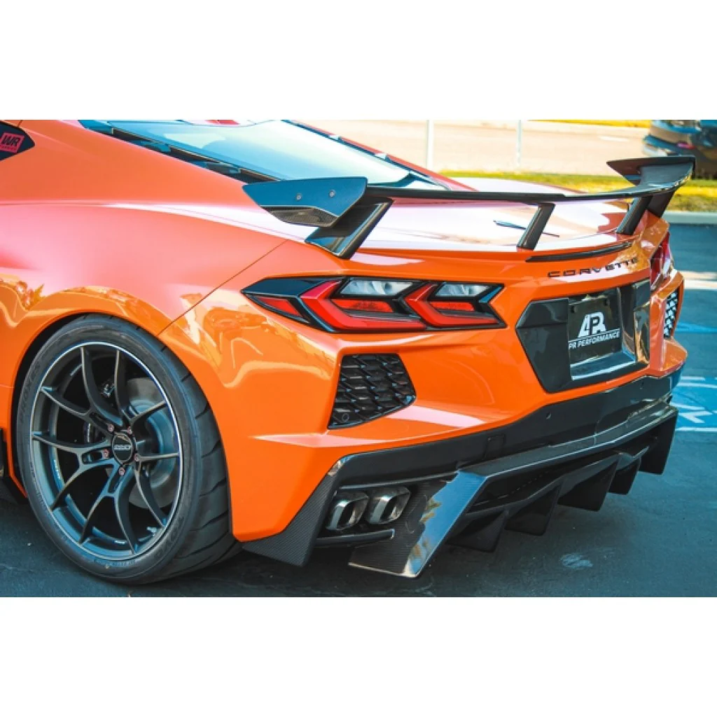 APR Carbon Rear High Wing – Chevrolet Corvette C8 - Chicane Australia