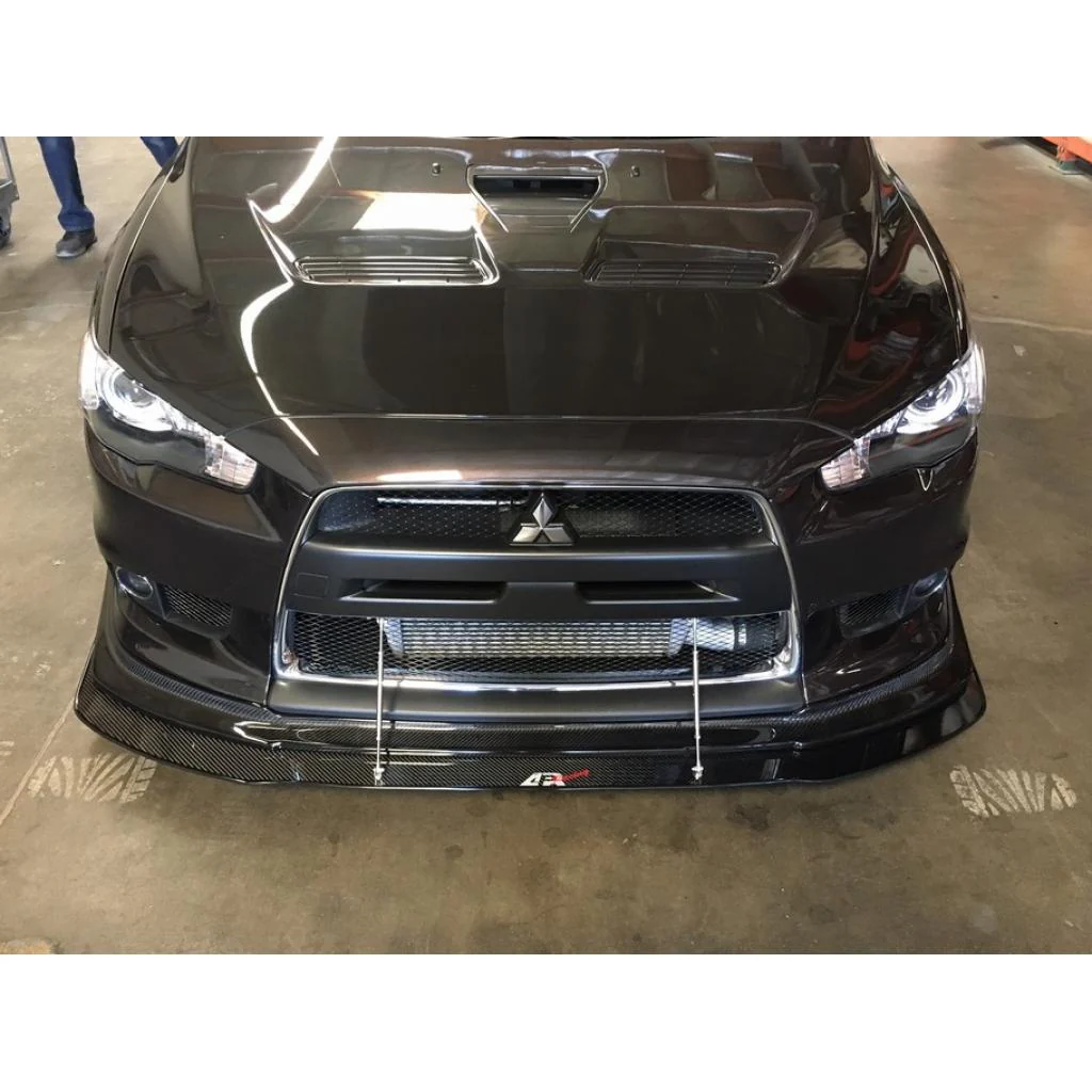 APR Performance Carbon Fiber Front Wind Splitter (APR Lip) – Mitsubishi Evolution X (2008–2016) - Chicane Australia