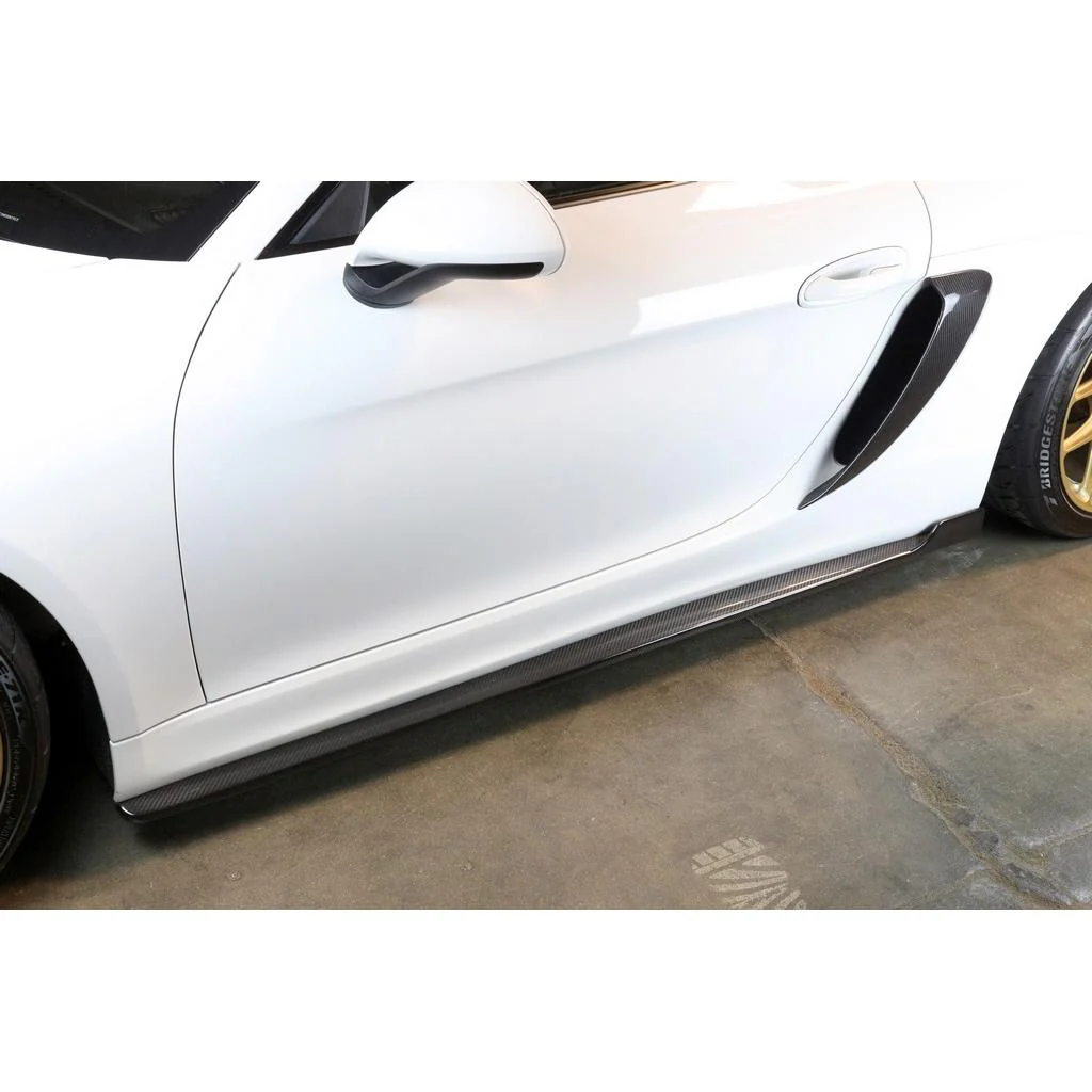 APR Performance Carbon Fiber Side Rocker Extensions / Side Skirt – Porsche 981 Cayman GT4 - Chicane Australia