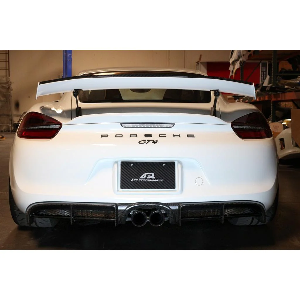 APR Performance Carbon Fiber Rear Diffuser – Porsche 981 Cayman GT4 - Chicane Australia