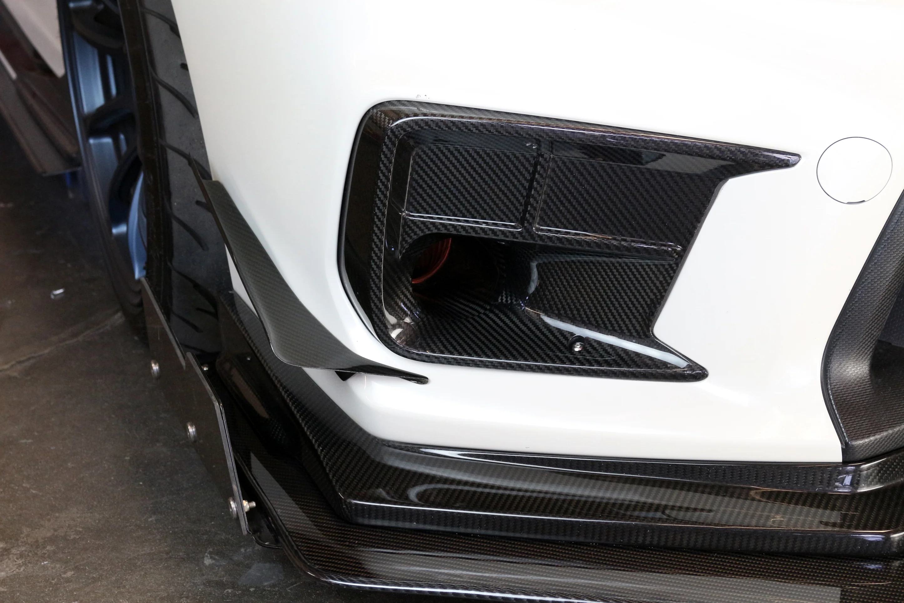 APR Carbon Front Bumper Bottom Canards – Subaru WRX STI 2018-2021 - Chicane Australia