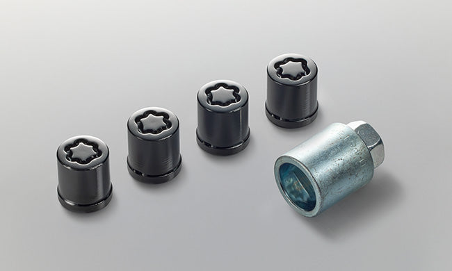 Honda Access mcgard black cap type wheel lock nuts