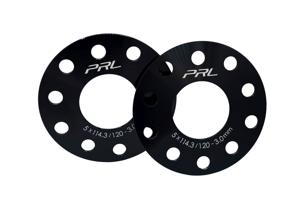 PRL 3mm wheel spacer pair