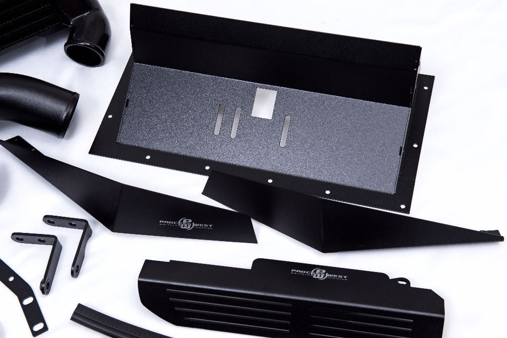 Process West Verticooler Kit – Subaru VA WRX (15–21) – Black - Chicane Australia