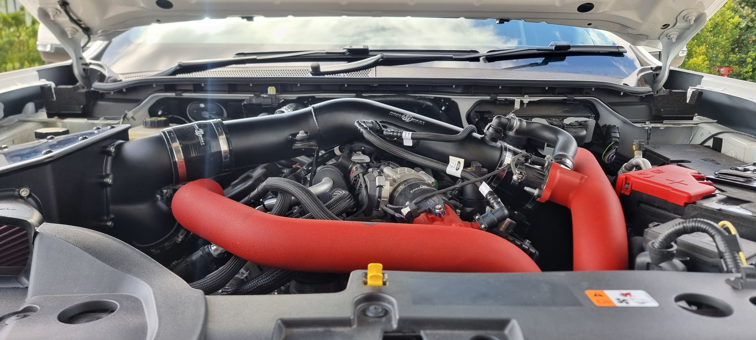 Process West 3.5" Crossover Pipe Black – Next Gen Ranger Raptor 22+ - Chicane Australia