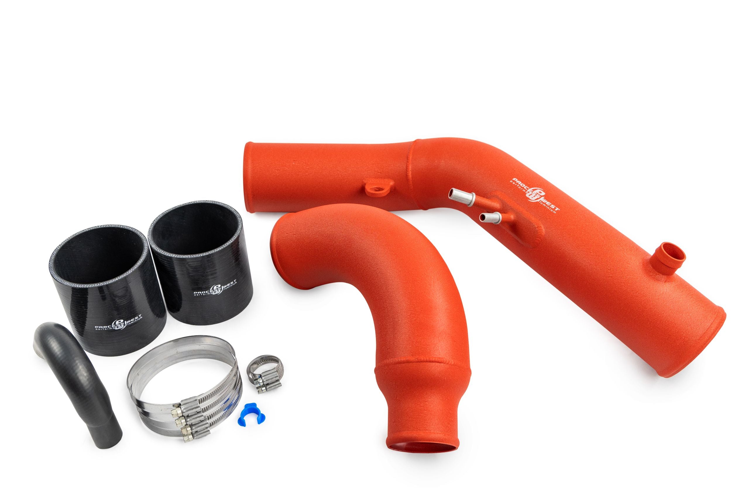 Process West 3.5" Crossover Pipe Red – Next Gen Ranger Raptor 22+ - Chicane Australia