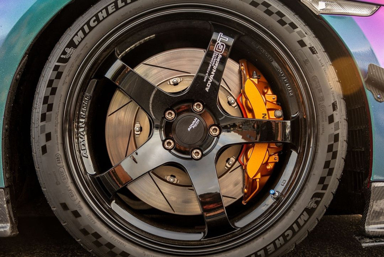 Paragon 2-Piece Front Brake Rotor Pair - Nissan GT-R R35 CBA - Stock Size - 2008-2011 GT-R / GT-R SpecV - 380x34mm - Chicane Australia