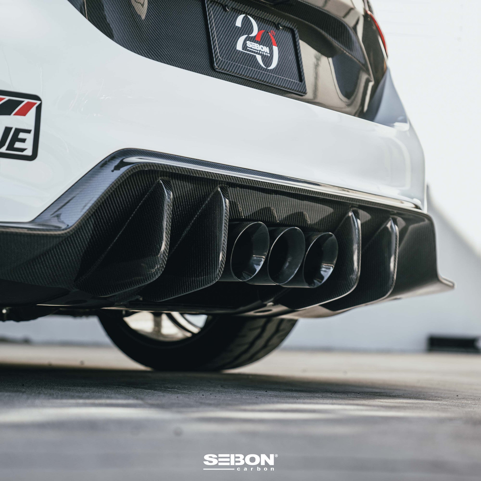 Seibon MB-Style Carbon Fibre Rear Diffuser – Honda Civic Type R (FL5) 2023+
