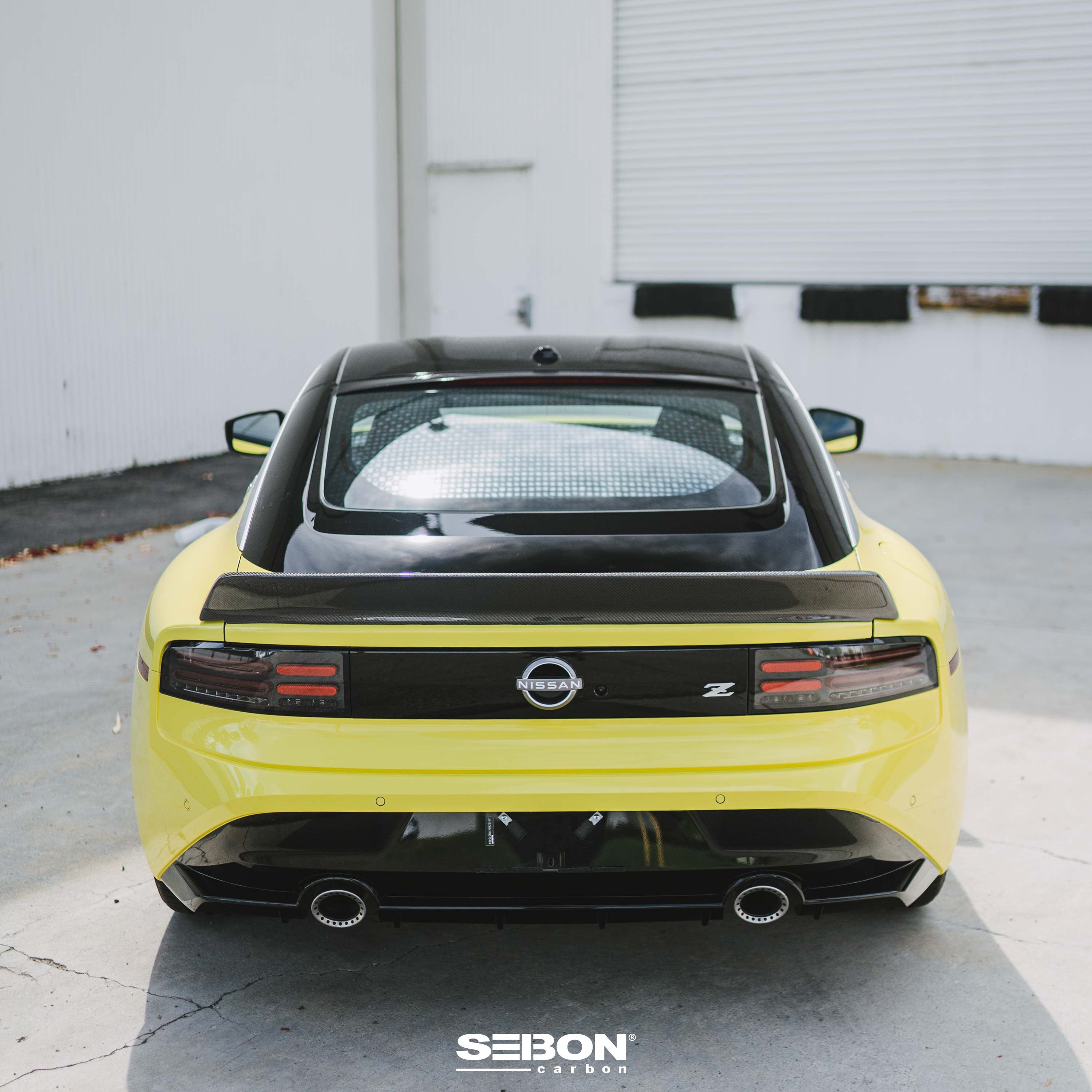 Seibon DA-Style Carbon Fibre Rear Spoiler – Nissan Z 23+