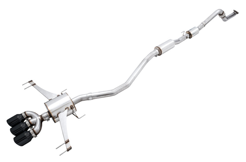 AWE Tuning Touring Edition Cat-Back Exhaust with Front Pipe & DualPhase Mid Pipe - Honda Civic Type R (FK8)