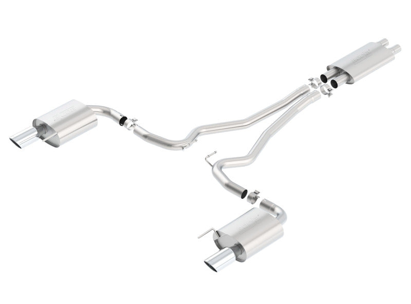 Borla Cat-Back Exhaust - Ford Mustang GT (S550) - Touring 2.5in 2015 - Borla
