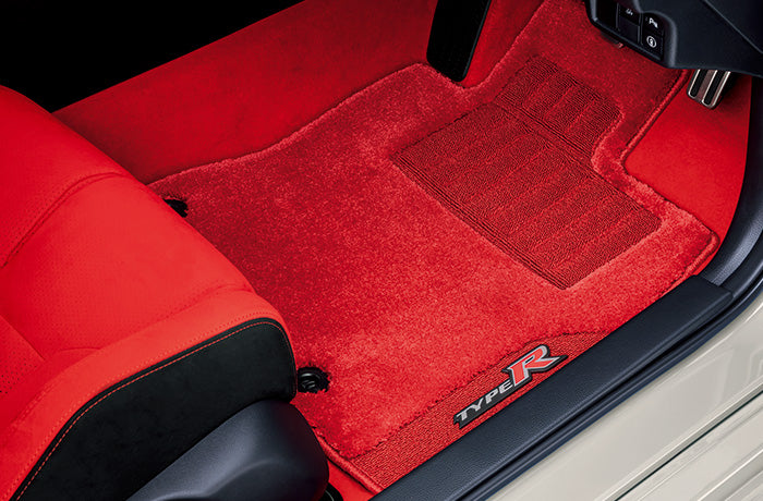 Honda Genuine OEM Red Type R Floor Mat Set – Civic Type R FL5 (MY22+)