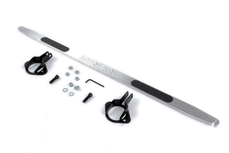 Dinan Brushed Aluminium with Carbon Inlays Shock Tower Brace - BMW 323i/325i/328i/330i/M3 (E46) - Rear - Dinan