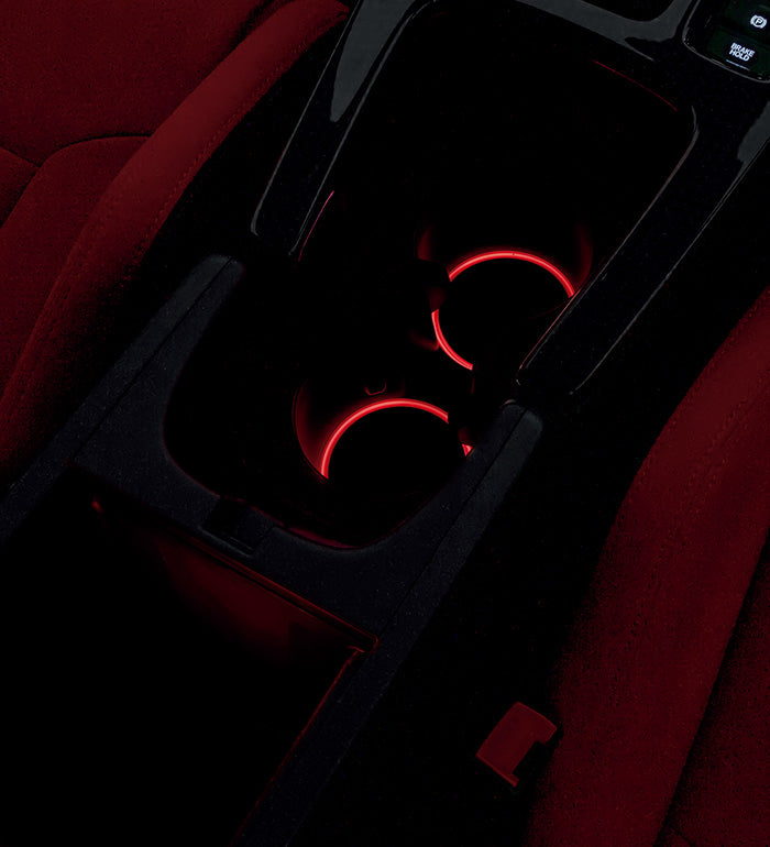 Honda Genuine OEM Centre Console & Drink Holder LED Illumination Kit Red – Civic Type R FL5 (MY22+) - Chicane Australia - Honda - Genuine