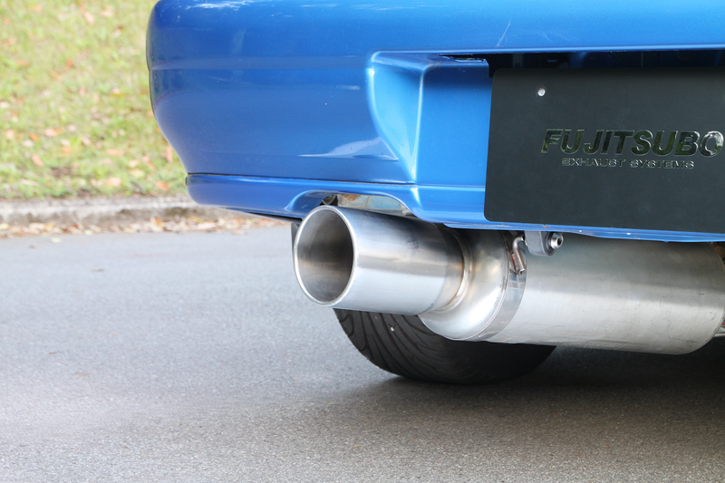 Fujitsubo Legalis Super R Exhaust - Subaru Impreza WRX / STI (GC8) - 117mm Tip - Fujitsubo