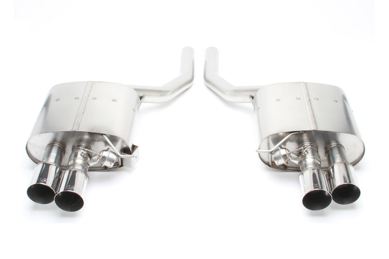 Dinan Free Flow Axleback Exhaust System - BMW 550i (F10) - Polished Tips - Dinan