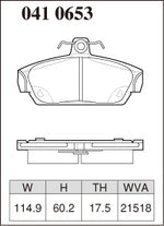 DIXCEL Front Brake Pads - Rover MGF (RD18K) - 1.8 / 1.8 VVC Pad Shape - Dixcel Brakes Thumbnail