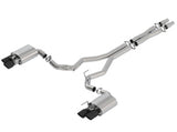 Borla Cat-Back Exhaust - Ford Mustang GT Coupe (S550) - 3in Active Exhaust Quad Tips 2018+
