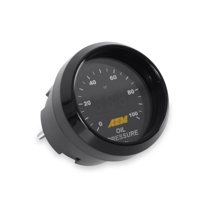 AEM 52mm Digital Pressure Gauge - Universal - Oil/Fuel - Image 2 - AEM Electronics