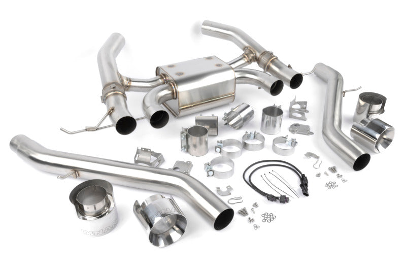 Dinan Valved Axleback Exhaust System - BMW M3/M4 (G80/G82/G83) - Polished Tips - Image 2
