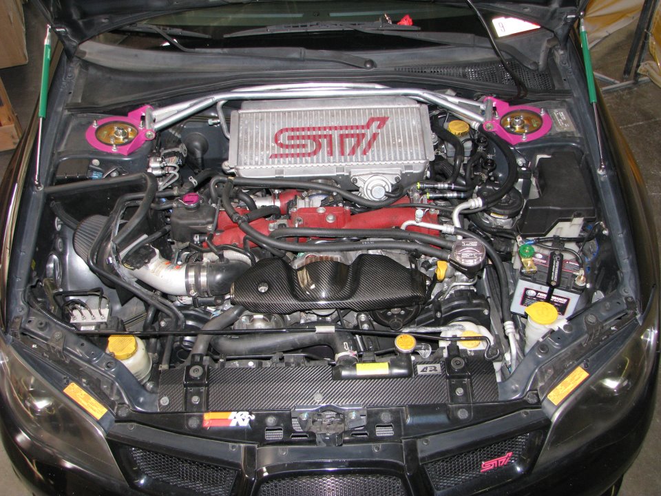 APR Performance Carbon Fibre Radiator Cooling Shroud - Subaru Impreza WRX / STI (GD/GG)