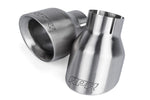 APR Double-Walled Slash-Cut Exhaust Tips - Universal - 4in Brushed, Set of 2 - APR Thumbnail