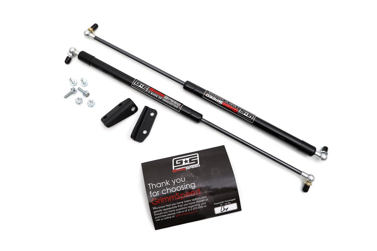 GrimmSpeed High-Lift Hood Struts - Subaru WRX/STI (GH8/GR8/GRF/GVF)