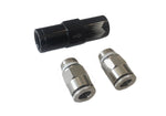 Snow Performance Stage 1 Boost Cooler high-flow check valve with quick-connect adapters - Snow Performance Thumbnail