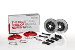 Brembo GT big brake kit contents: calipers, rotors, pads, brake lines and brackets (product illustration) - Brembo Thumbnail