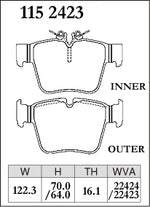 Dixcel Rear Brake Pads – Mercedes-Benz GLC200 / GLC220d / GLC250 / GLC300 / GLC350e / GLC43 (X253) - Dixcel Brakes Thumbnail