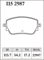 DIXCEL Rear Brake Pads – Mercedes-AMG A45S (W177) / CLA45S (C118) / A35 (W177) / CLA35 (C118) / GLA35 (H247) / GLA45 (H247) - Dixcel Brakes Thumbnail