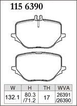 Dixcel Rear Brake Pads – Mercedes-Benz GLC350e / GLC43 (X254) - Dixcel Brakes Thumbnail