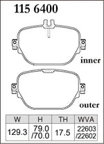 Dixcel Rear Brake Pads – Mercedes-AMG E-Class / CLS / GLC / EQC (W213, C257, X253, N293) - Dixcel Brakes Thumbnail