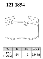 DIXCEL Front Brake Pads - Mini John Cooper Works (R56) - JCW Brembo Brake Pad Shape - Dixcel Brakes Thumbnail