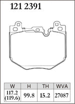 DIXCEL Front Brake Pads - BMW M135 (F70) / X1 M35i (U11) / X2 M35i (U10) / MINI JCW Countryman (U25) Pad Shape - DIXCEL Thumbnail