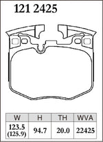 DIXCEL Front Brake Pads - BMW M340i (G20) / M240i (G42) / M440i (G22) / Toyota GR Supra (A90) Pad Shape - Dixcel Brakes Thumbnail