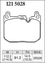 DIXCEL Front Brake Pads - BMW M135i (F40) / M235i (F44) / X2 M35i (F39) / MINI JCW Pad Shape - DIXCEL Thumbnail