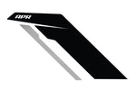 APR Sideburn Stickers - Universal - Black/Silver Stripe (Pair) - Image 2 - APR Thumbnail