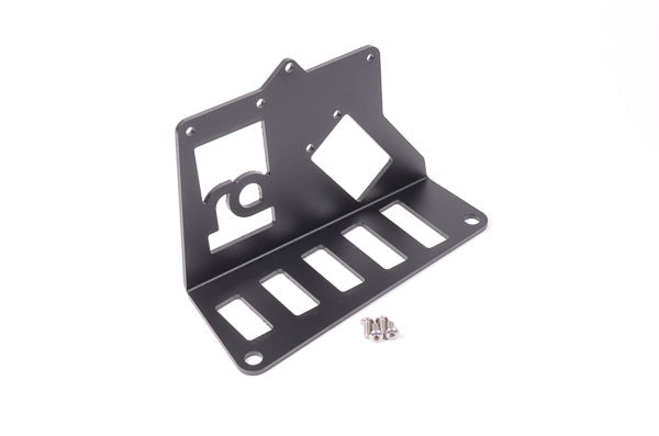 Radium Engineering Fuel Surge Tank Mounting Bracket - Universal Angled Mount - Aluminium - Radium Engineering