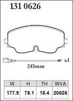 DIXCEL Front Brake Pads – VW Golf R (Mk8) / Tiguan R (AD) / Audi S3 (8Y) - Dixcel Brakes Thumbnail