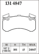 DIXCEL Front Brake Pads – Audi S6 (C7/C7.5) / S7 (C7/C7.5) / S8 (D4) - Dixcel Brakes Thumbnail
