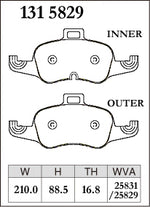 Dixcel Front Brake Pads - Audi TT / TTS (FV) Pad Shape - Dixcel Brakes Thumbnail