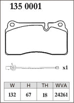 DIXCEL Rear Brake Pads - Audi R8 (42/4S) Non-CC Brake Pad Shape - Dixcel Brakes Thumbnail