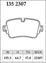 DIXCEL Rear Brake Pads – Audi A6/S6 (C8) A7/S7 (C8) A8/S8 (D5) Q7/SQ7 (4M) Q8/SQ8/RSQ8 (4MN) / VW Touareg (CR) - Dixcel Brakes Thumbnail