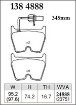 DIXCEL Front Brake Pads - Audi R8 (42) / RS4 (B7/B8) / RS5 (8T/8F) / RS6 (C5) / Lamborghini Gallardo / Huracan (724) - Dixcel Brakes Thumbnail