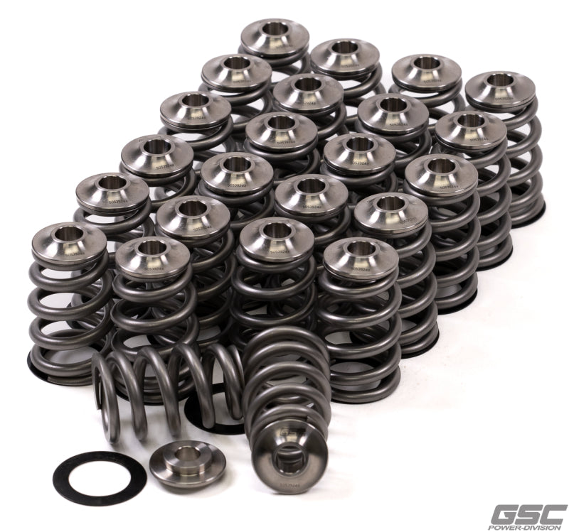 GSC Power-Division High Pressure Conical Valve Spring, Titanium Retainer & Seat Kit - Nissan VQ35