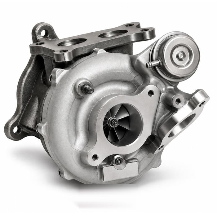 Garrett PowerMax 953292-5001S turbo showing the compressor inlet and wastegate actuator