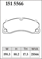 DIXCEL Front Brake Pads – Porsche 911 GT3 / RS (991/992) / 718 GT4 RS / Cayman / Boxster GTS (982) - Dixcel Brakes Thumbnail