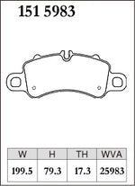 DIXCEL Front Brake Pads – Porsche 911 (991.2 / 992), Porsche 718 Boxster, Porsche 718 Cayman (982) - Dixcel Brakes Thumbnail