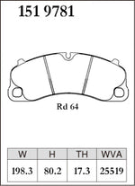 DIXCEL Front Brake Pads – Porsche 911 (991.2 / 992) Carrera / GTS / Turbo / Targa / 718 Cayman GTS 4.0 - Dixcel Brakes Thumbnail